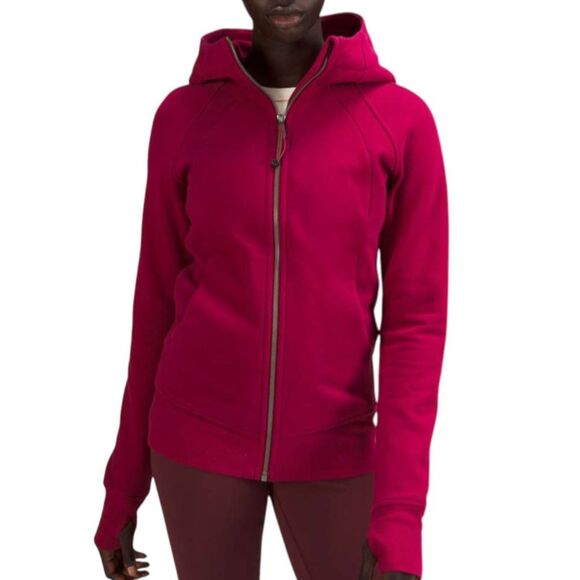 Lululemon Scuba Full-Zip Hoodie *Pomegranate - Picture 1 of 11